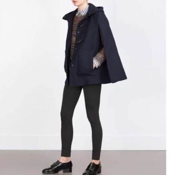 cape coat zara